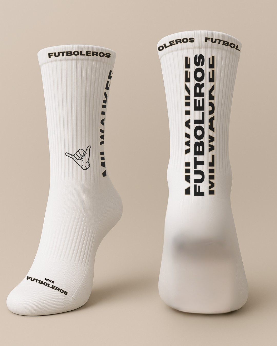 EVERYDAY FUTBOLERO SOCKS- WHITE