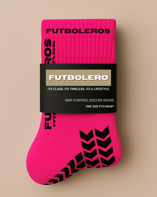Futbolero Grip Socks- Pink