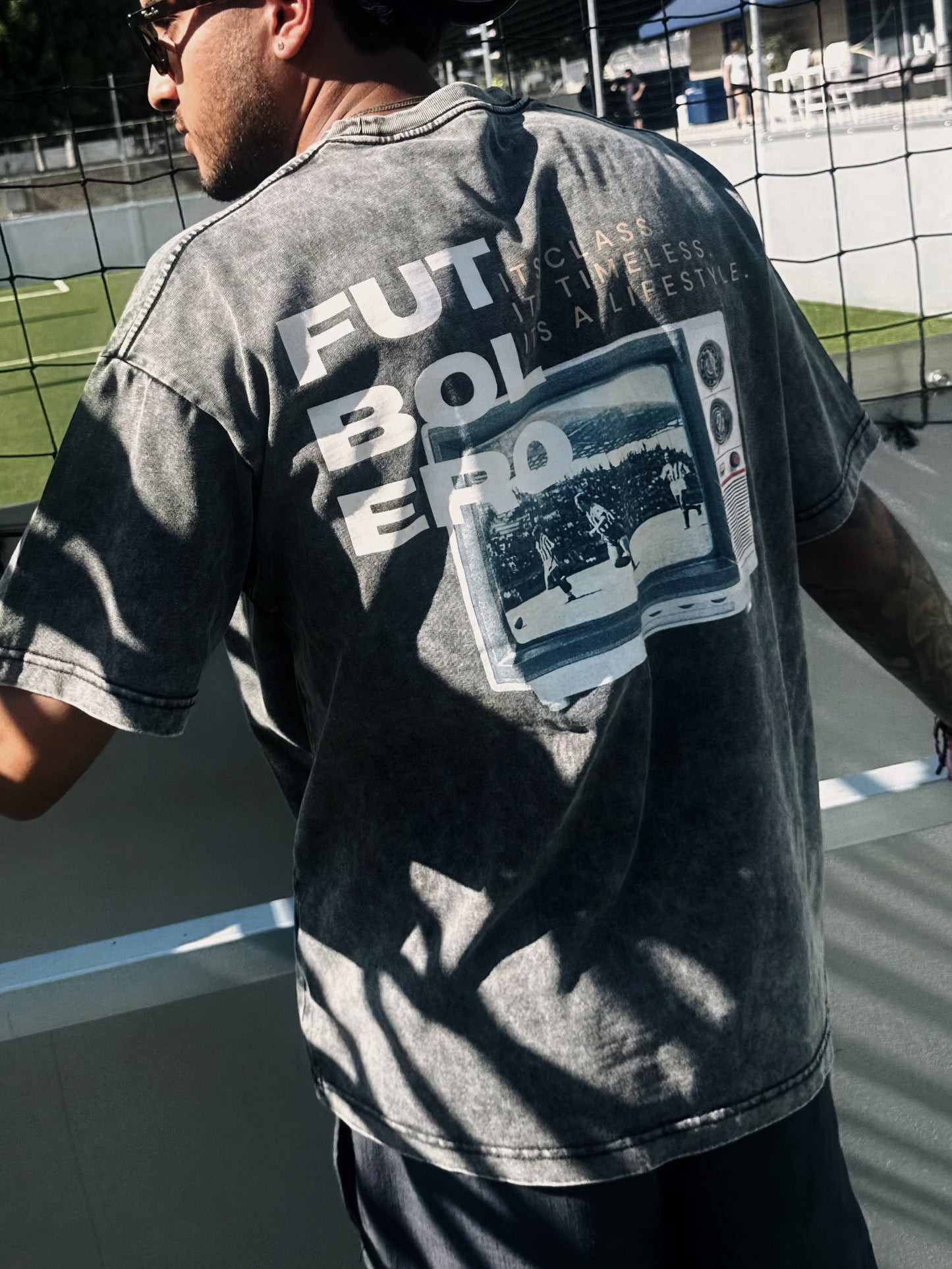 Golden Era- Acid Wash Oversized Tee