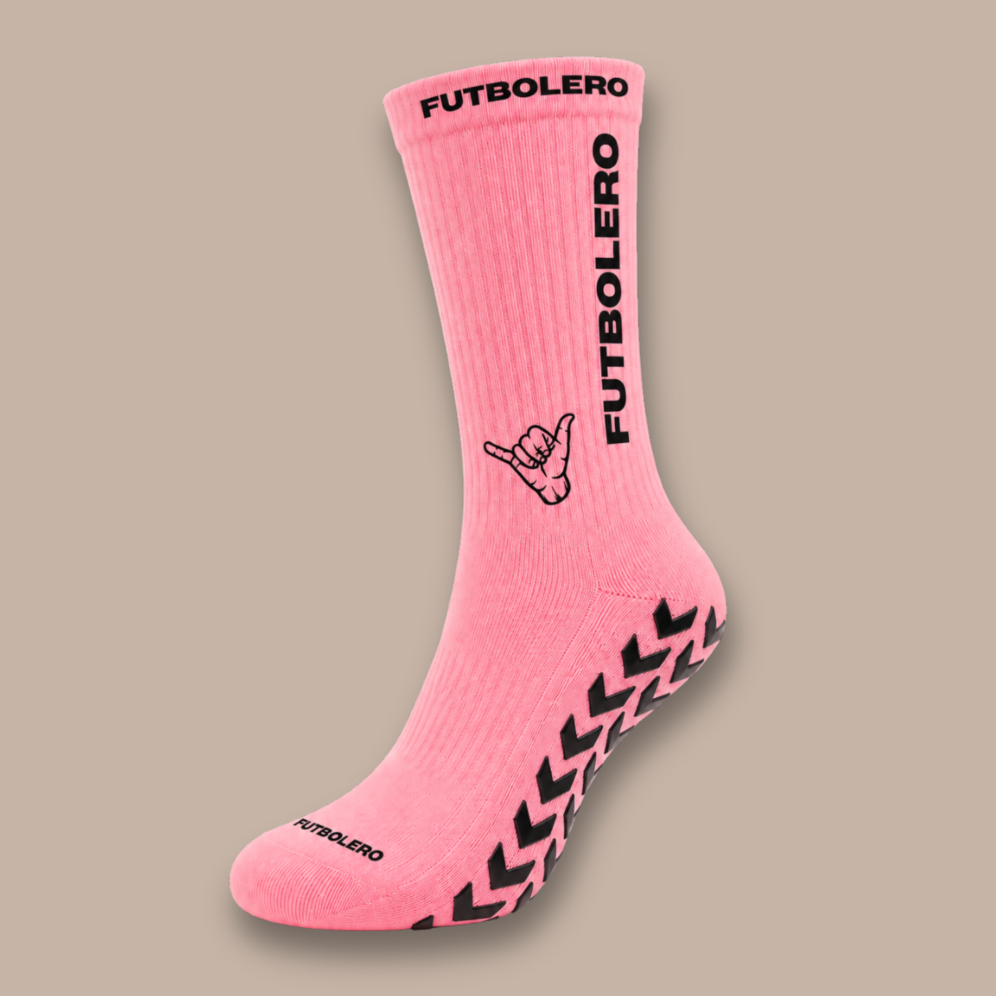 FUTBOLERO OFFICIAL Grip Sock- Light Pink