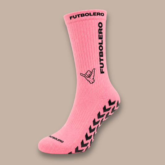 FUTBOLERO OFFICIAL Grip Sock- Light Pink