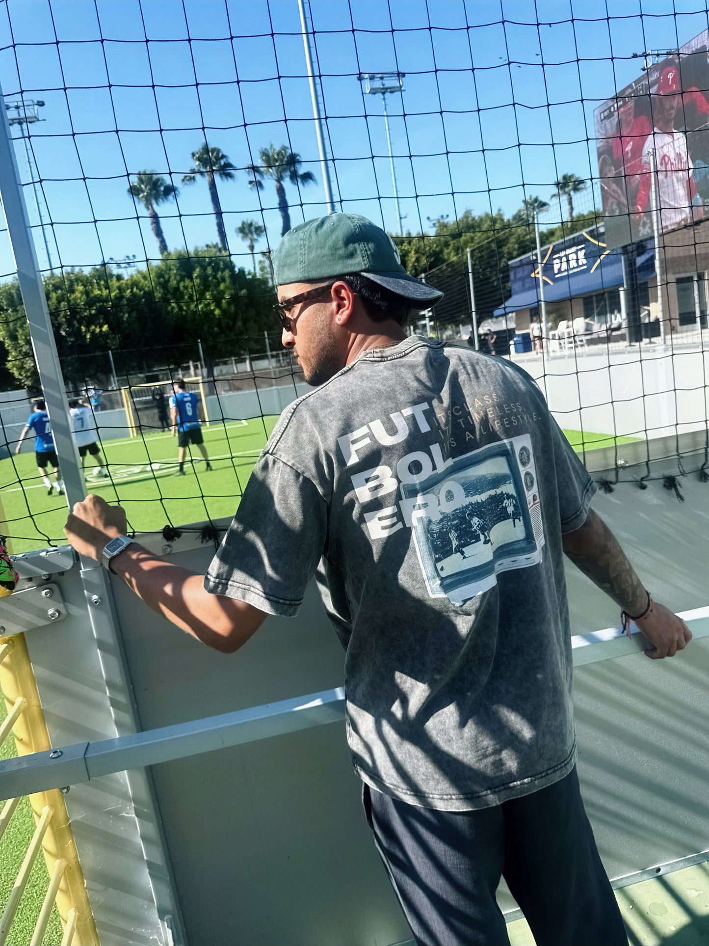 Golden Era- Acid Wash Oversized Tee