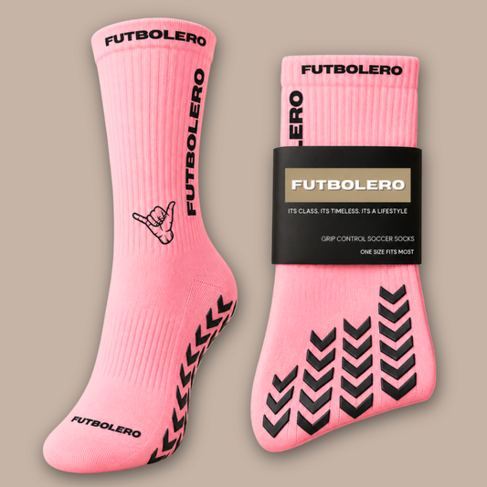 FUTBOLERO OFFICIAL Grip Sock- Light Pink