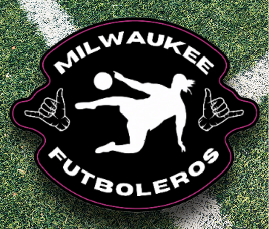 Milwaukee Futboleros Vinyl Sticker- BLACK
